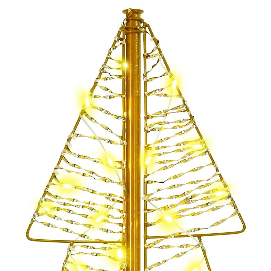 Sapin de Noël avec 100 LED Blanc chaud 120 cm PET - 6