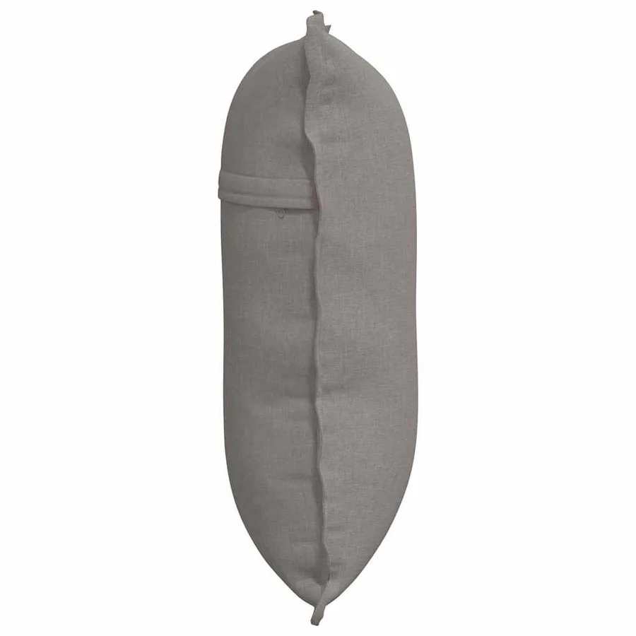 Coussin de Dos Taupe 60 x 19 x 50 cm tissu - 6