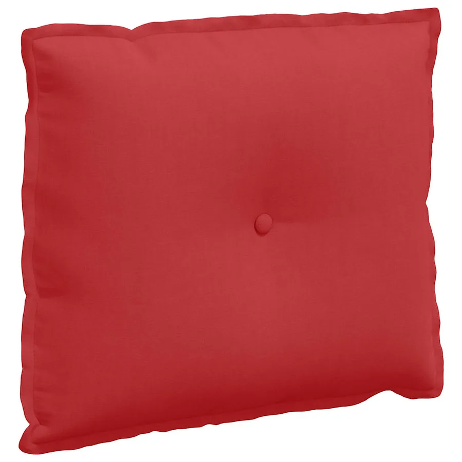 Coussin de Dos Rouge 60 x 19 x 50 cm tissu - 2