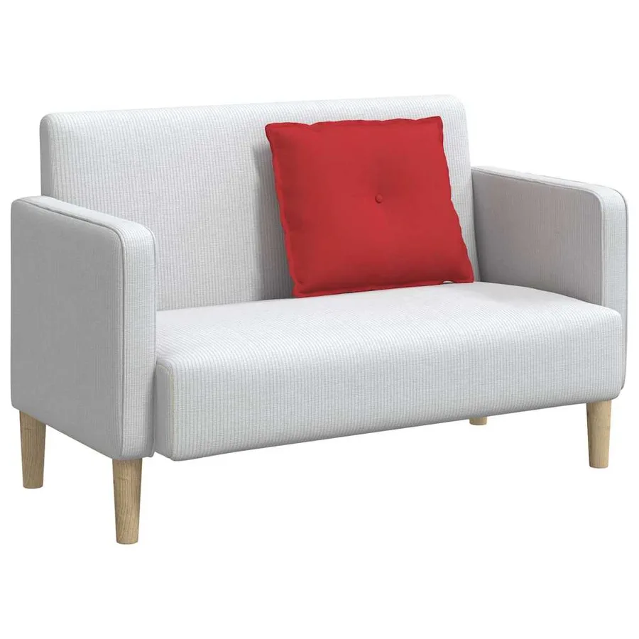 Coussin de Dos Rouge 60 x 19 x 50 cm tissu - 3