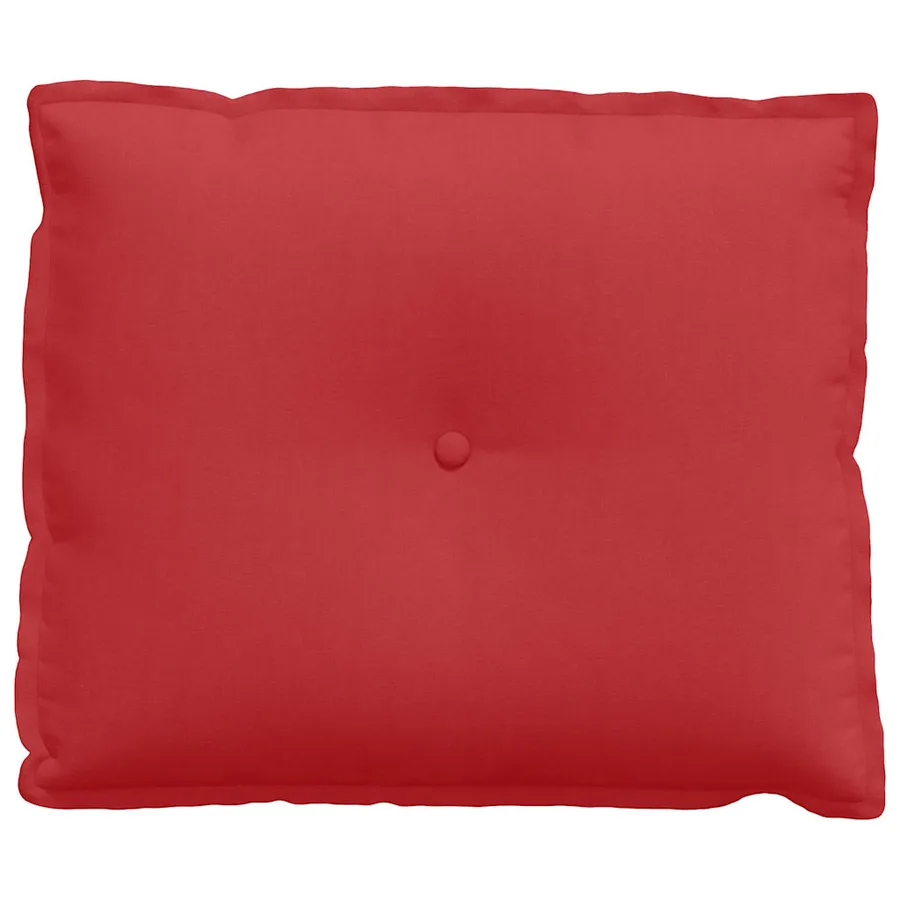 Coussin de Dos Rouge 60 x 19 x 50 cm tissu - 5