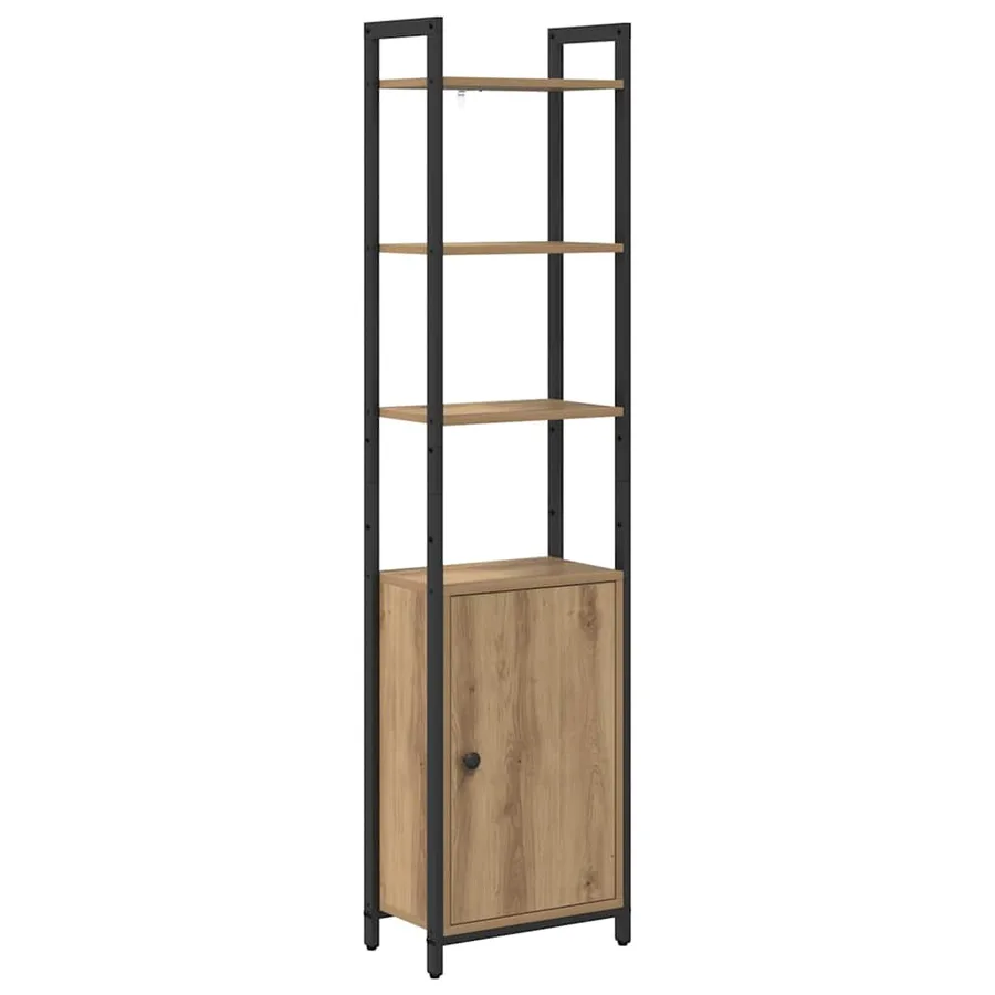Bibliothèque 6 niveaux 40 x 24 x 161 cm Bois d'ingénierie - 2