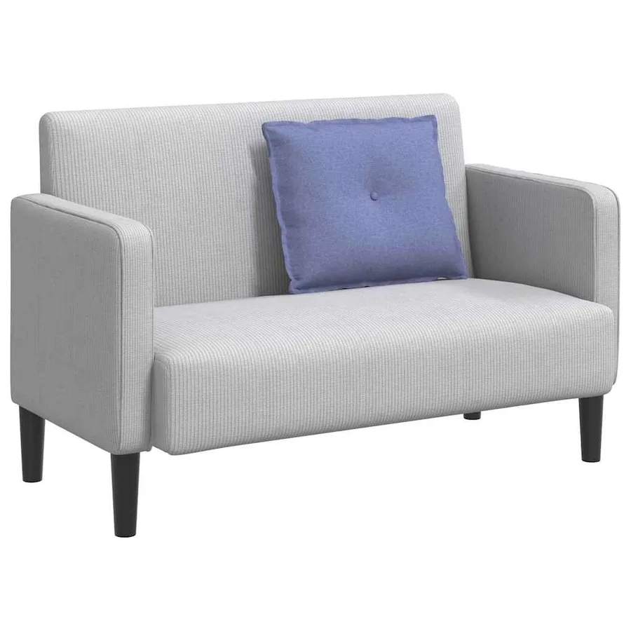 Coussin de Dos Bleu denim 60 x 19 x 50 cm tissu - 3