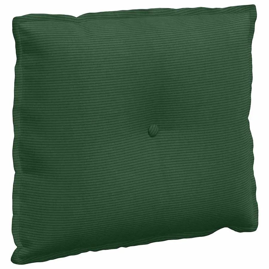 Coussin de Dos Vert Jungle 60 x 50 cm Tissu en velours côtelé - 2