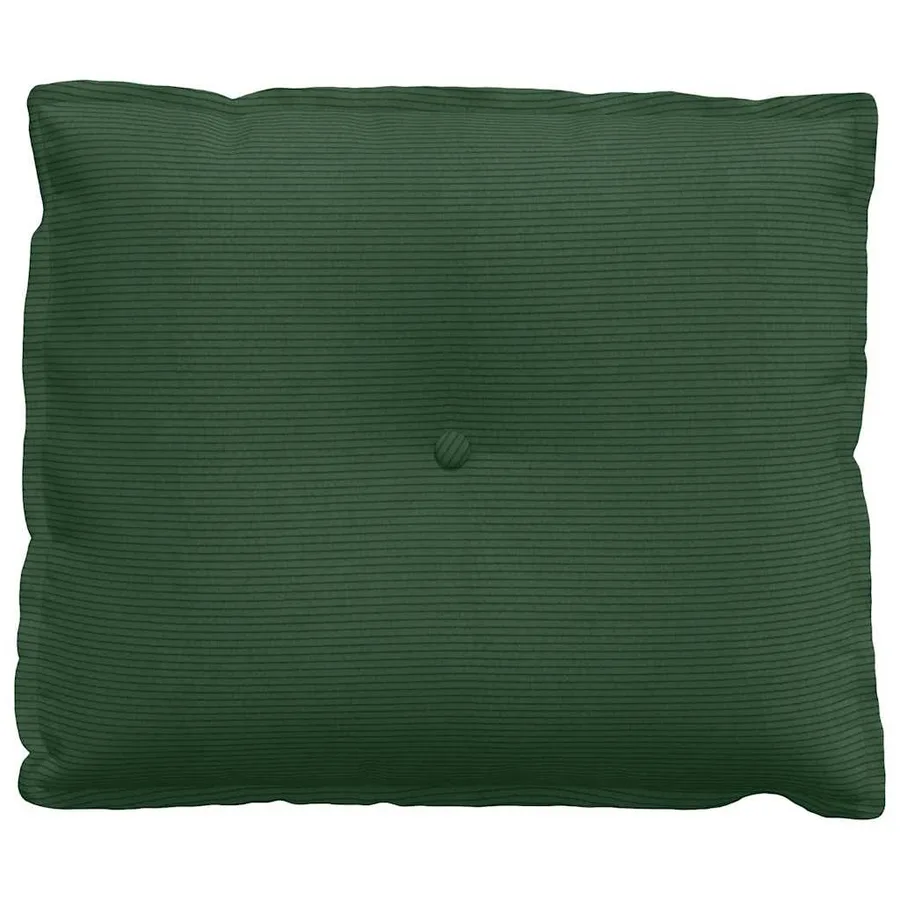 Coussin de Dos Vert Jungle 60 x 50 cm Tissu en velours côtelé - 5