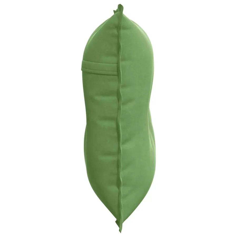 Coussin de Dos Vert clair 80 x 50 cm Tissu en velours côtelé - 6