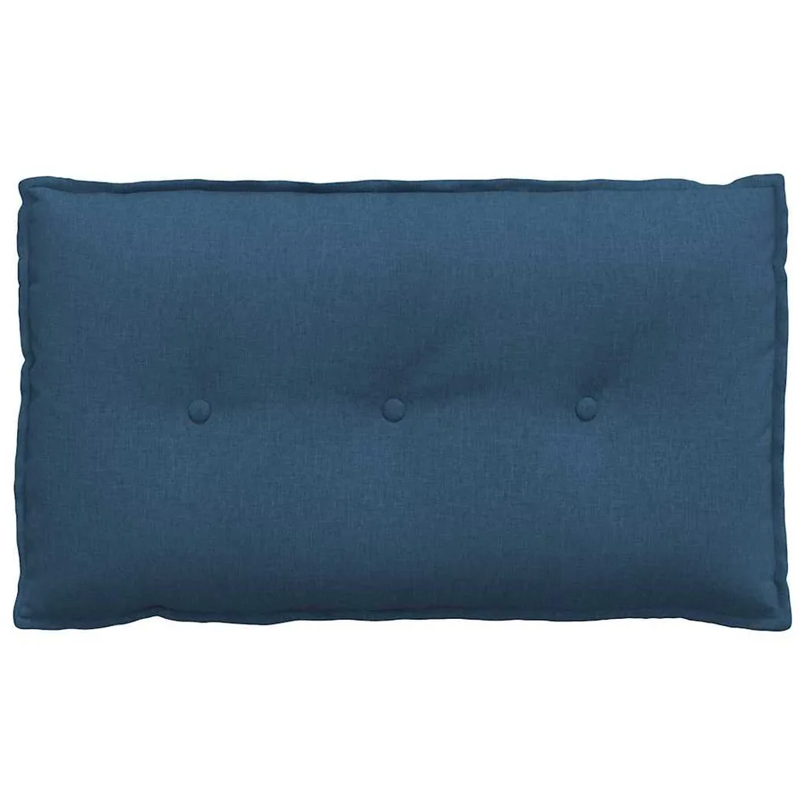 Coussin de Dos Bleu 80 x 19 x 50 cm tissu - 5