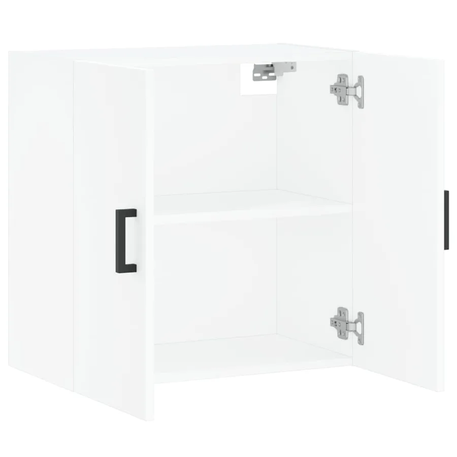 Armoire murale blanc 60x31x60 cm bois d'ingénierie - 6