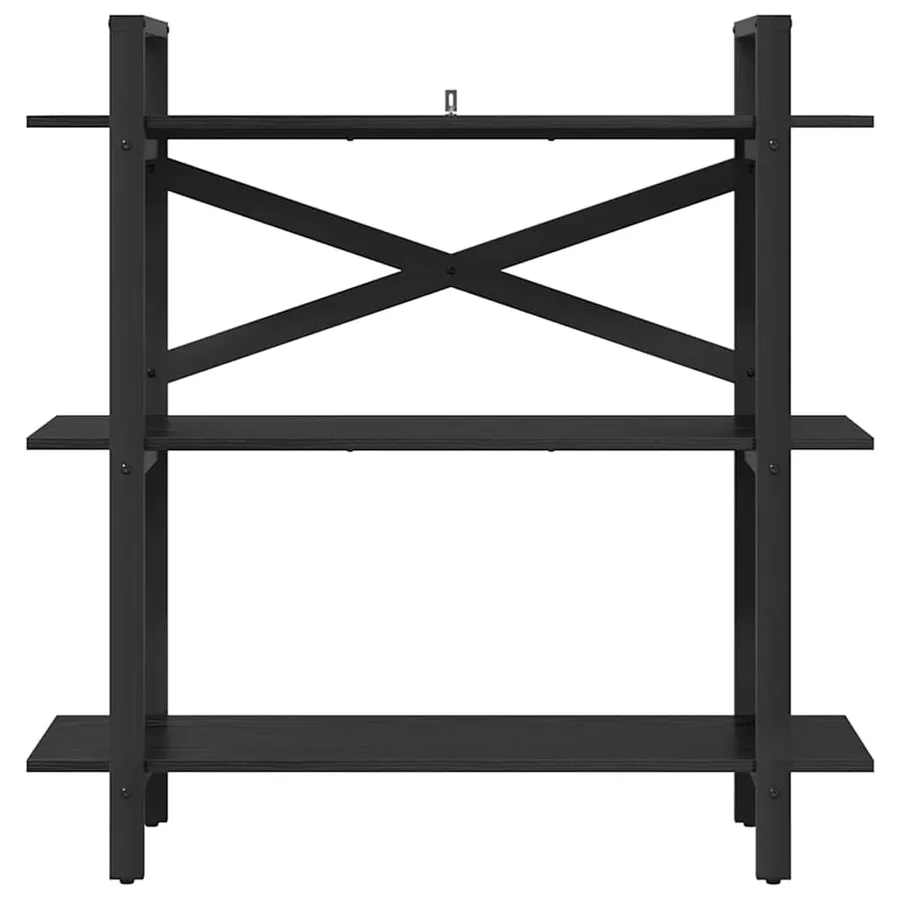 Étagère Chêne noir 100 x 33,5 x 102 cm Bois d'ingénierie - 5