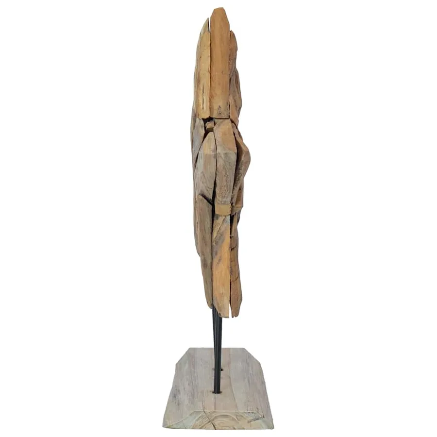 Étoile de Noël Marron 43,5 x 13,5 x 59 cm Bois de teck massif - 5