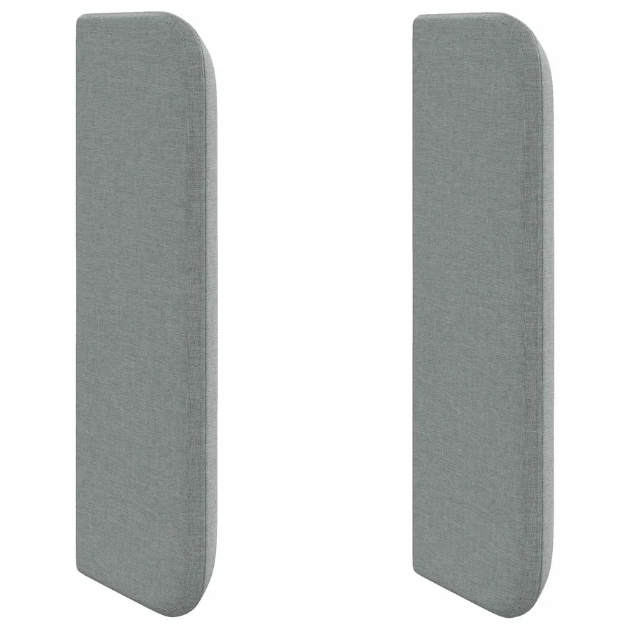 Oreille de tête de lit Gris 40,5 x 40,5 x 4 cm tissu - 2