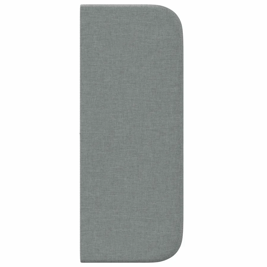 Oreille de tête de lit Gris 40,5 x 40,5 x 4 cm tissu - 7