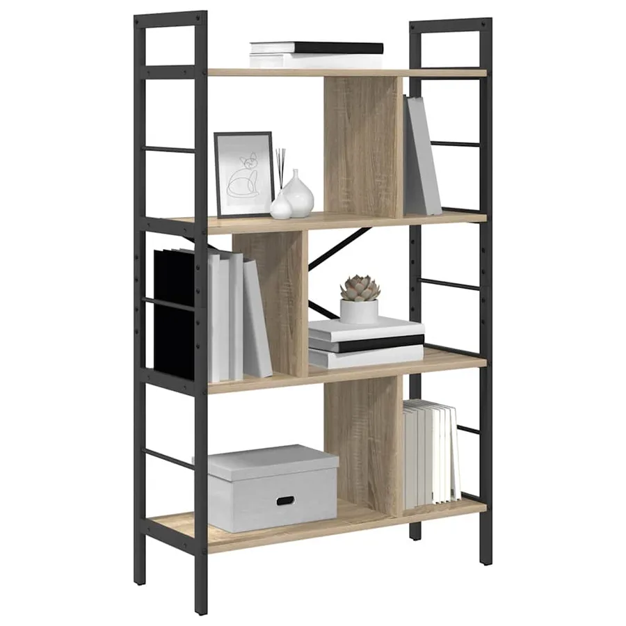 Étagère Chêne Sonoma 75 x 30 x 123,5 cm Bois d'ingénierie - 3