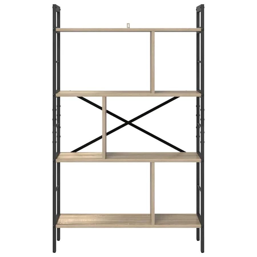 Étagère Chêne Sonoma 75 x 30 x 123,5 cm Bois d'ingénierie - 5