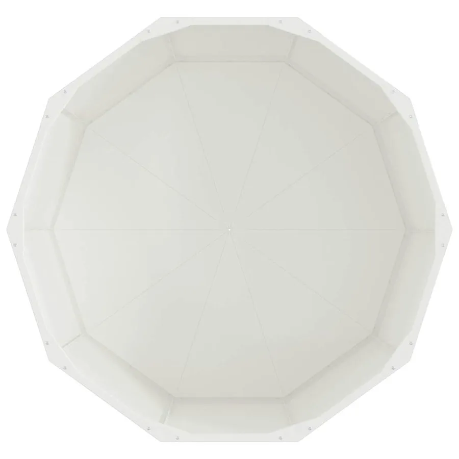 Jardinière Blanc 90 x 90 x 50 cm Acier - 6