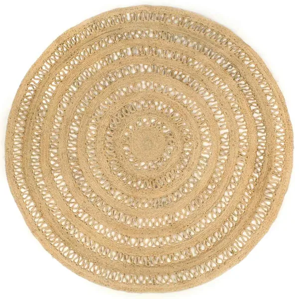 Tapis fait à la main Jute tressée 210 cm