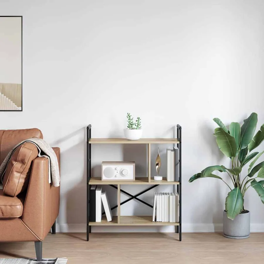 Étagère Chêne Sonoma 75 x 30 x 91 cm Bois d'ingénierie - 4