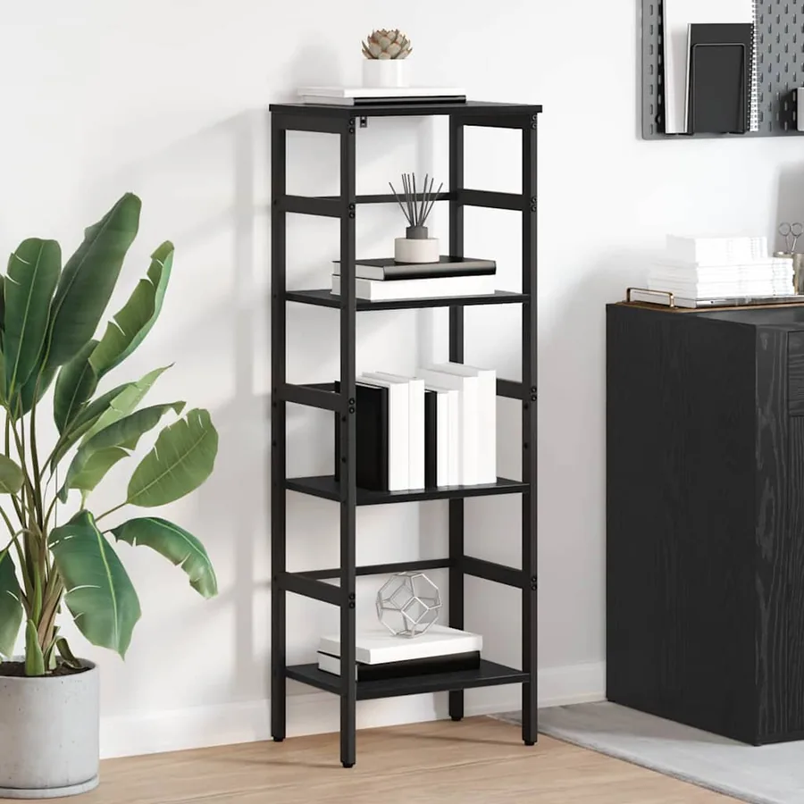Étagère Chêne noir 40 x 29,5 x 115 cm Bois d'ingénierie