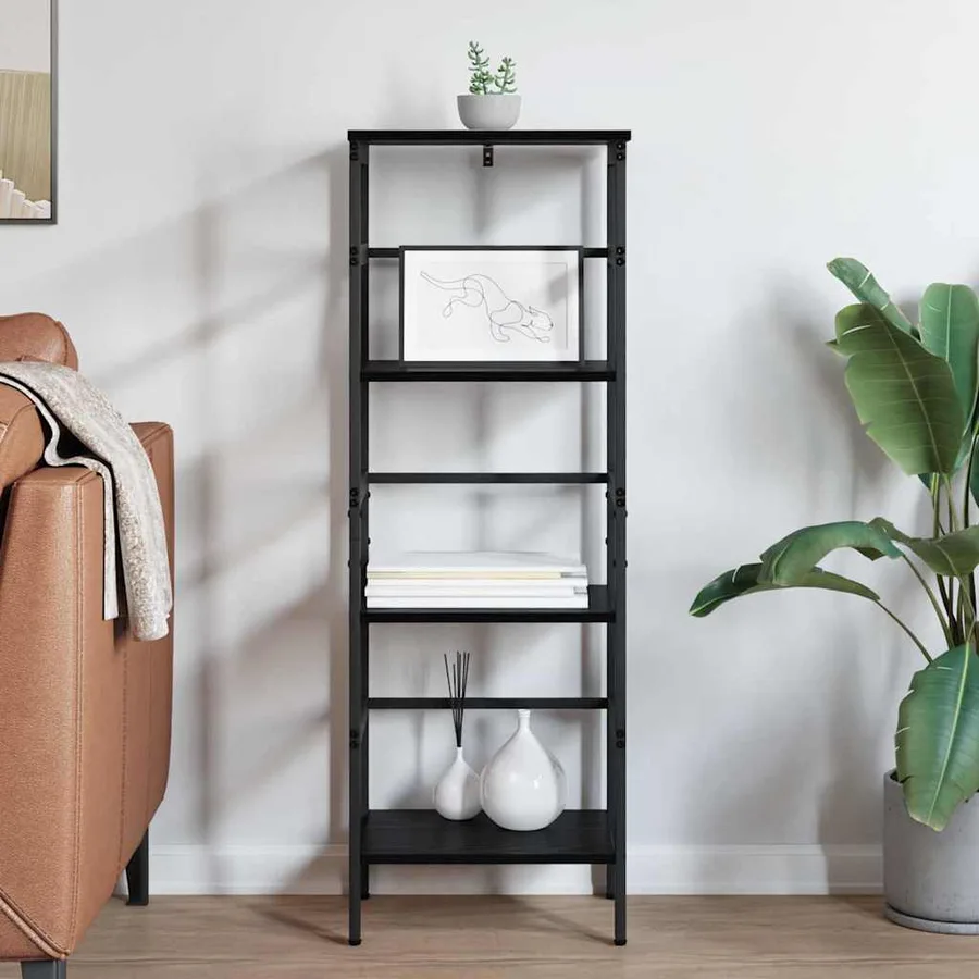Étagère Chêne noir 40 x 29,5 x 115 cm Bois d'ingénierie - 4