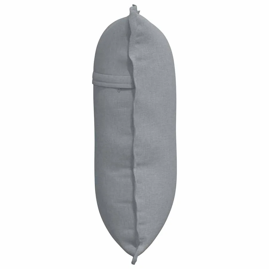 Coussin de Dos Gris clair 60 x 19 x 50 cm tissu - 6