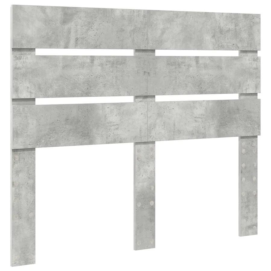 Tête de lit Gris béton Bois d'ingénierie - 2