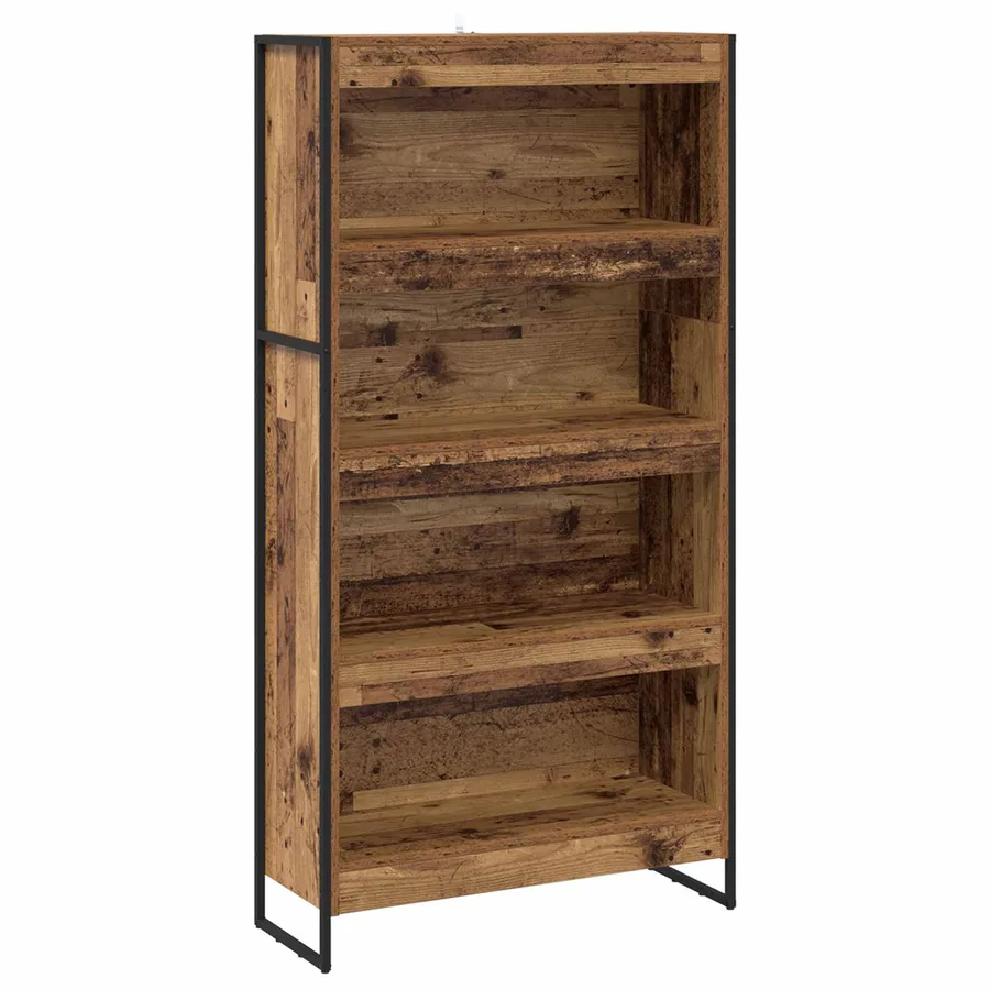 Bibliothèque 80 x 30 x 155 cm Bois d'ingénierie Bois Ancien - 2