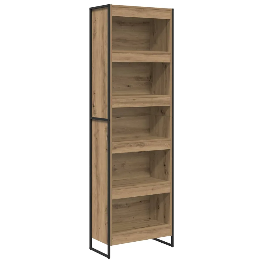 Bibliothèque 60 x 30 x 189,5 cm Bois d'ingénierie Chêne artisan - 2