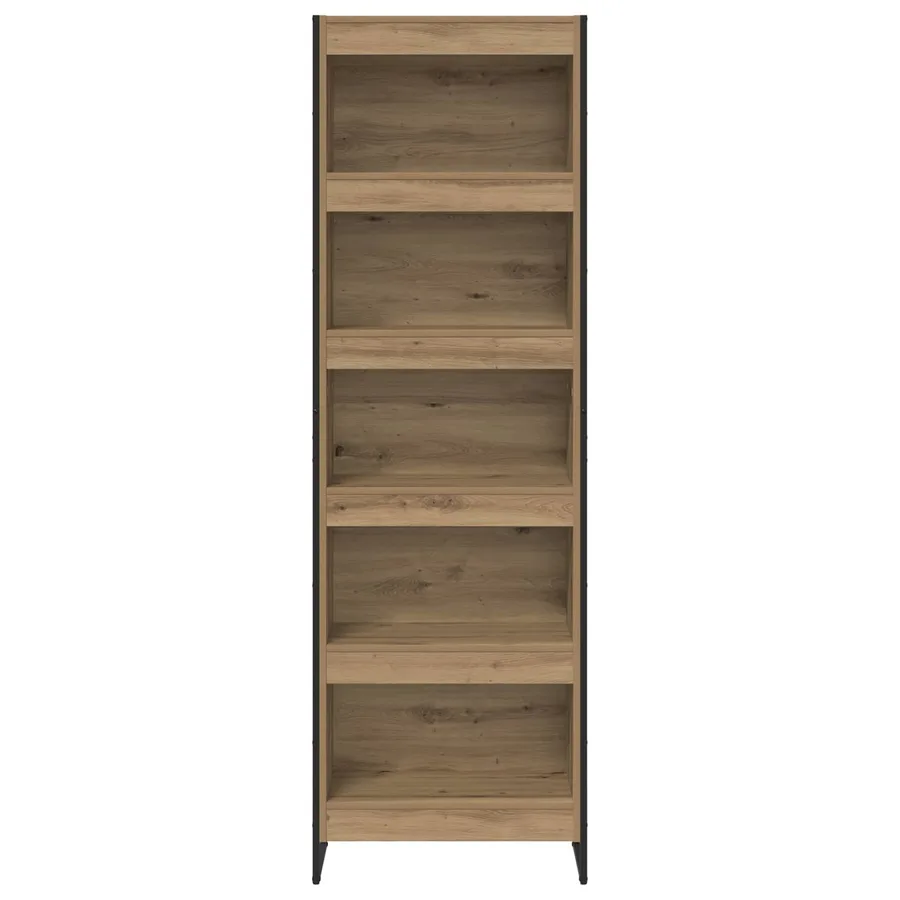 Bibliothèque 60 x 30 x 189,5 cm Bois d'ingénierie Chêne artisan - 5