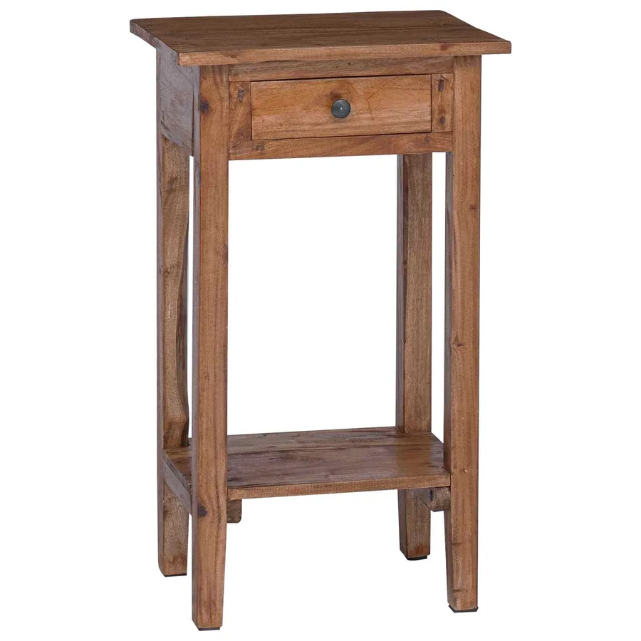 Support de Plante Marron 34 x 25 x 52 cm Bois d'Acajou - 2