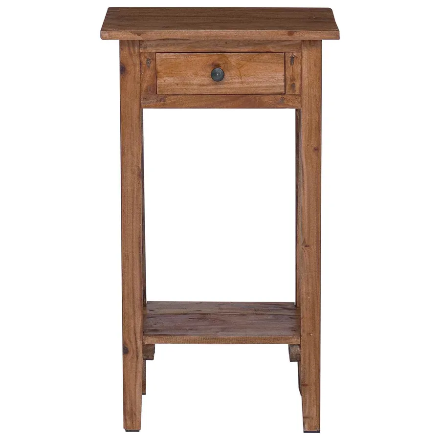 Support de Plante Marron 34 x 25 x 52 cm Bois d'Acajou - 5