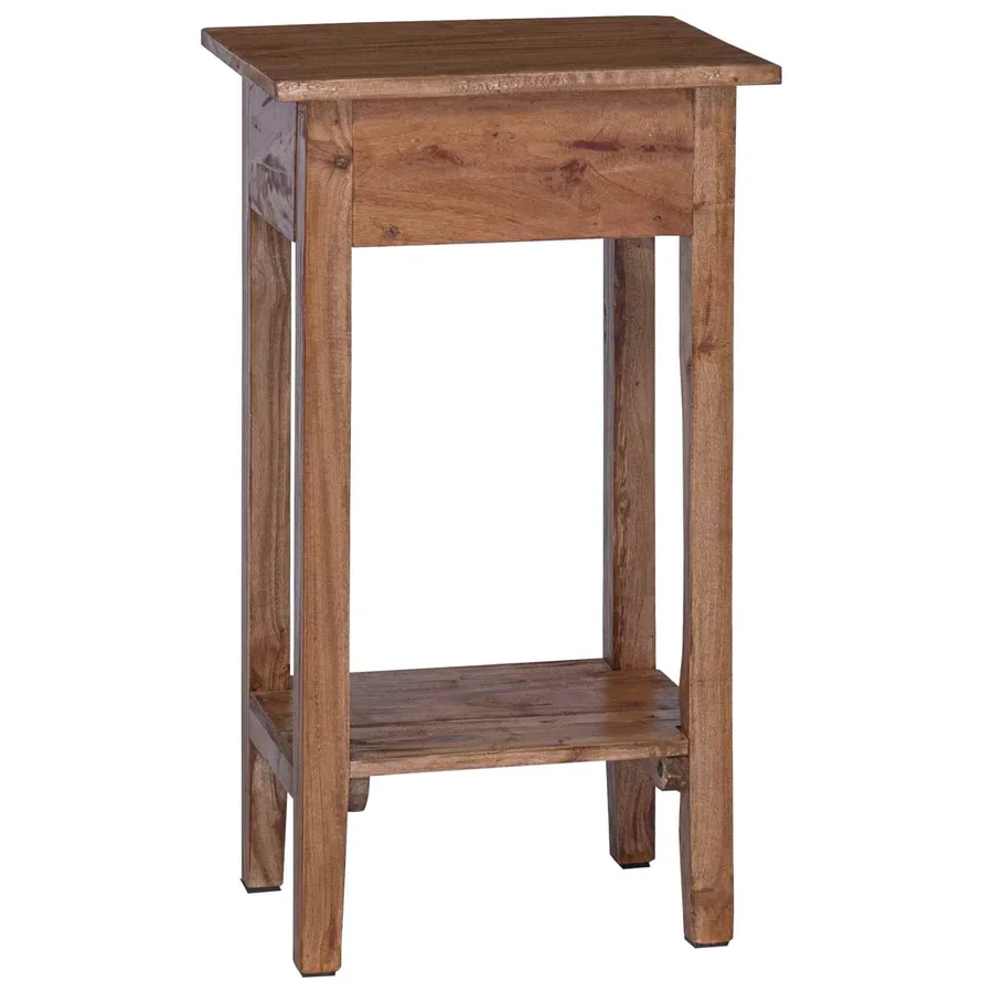Support de Plante Marron 34 x 25 x 52 cm Bois d'Acajou - 7