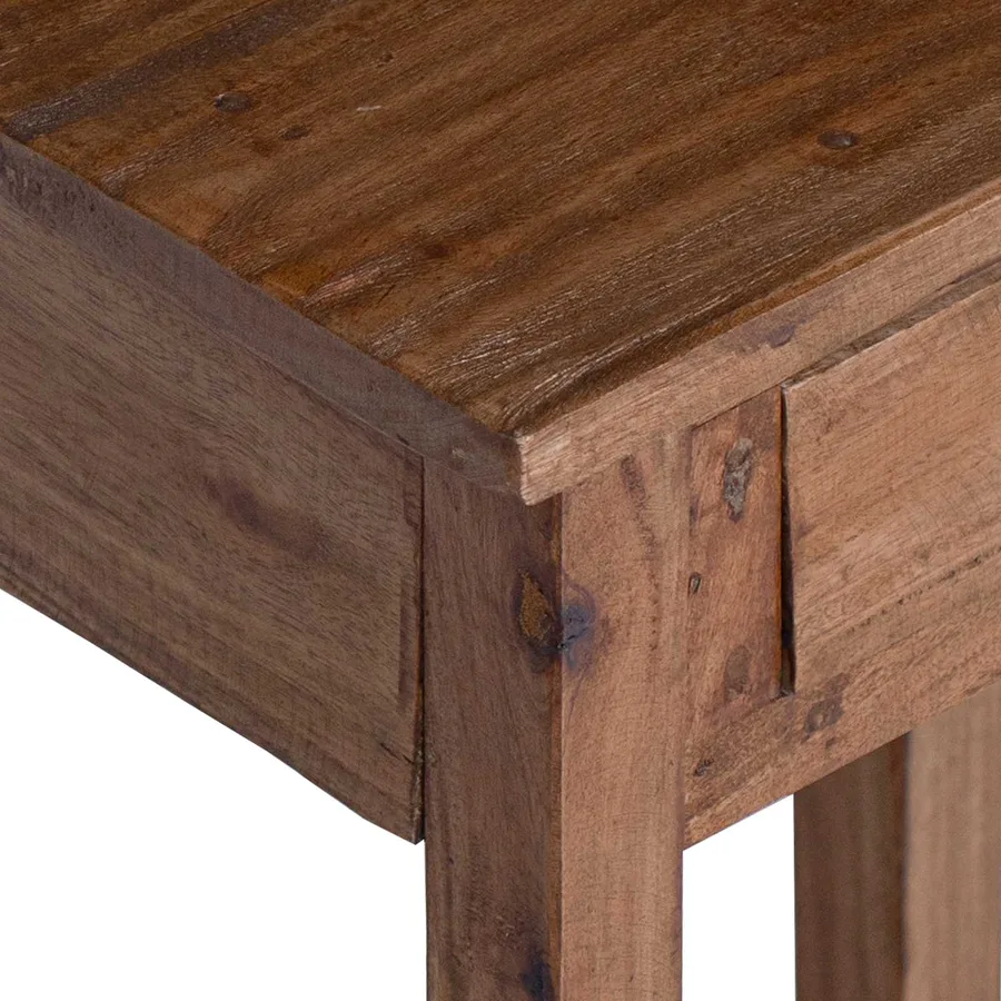 Support de Plante Marron 34 x 25 x 52 cm Bois d'Acajou - 9