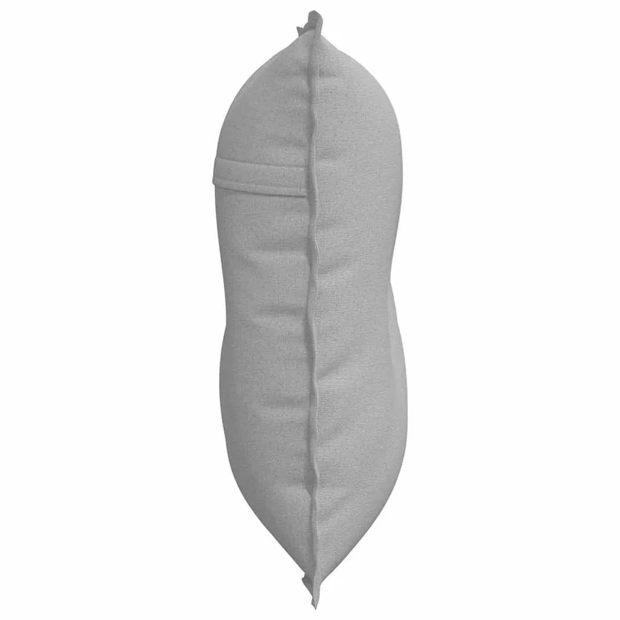 Coussin de Dos Gris nuage 80 x 19 x 50 cm tissu - 6