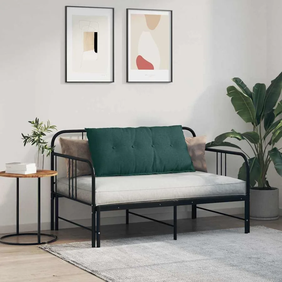Coussin de Dos Vert foncé 100 x 19 x 50 cm tissu - 4
