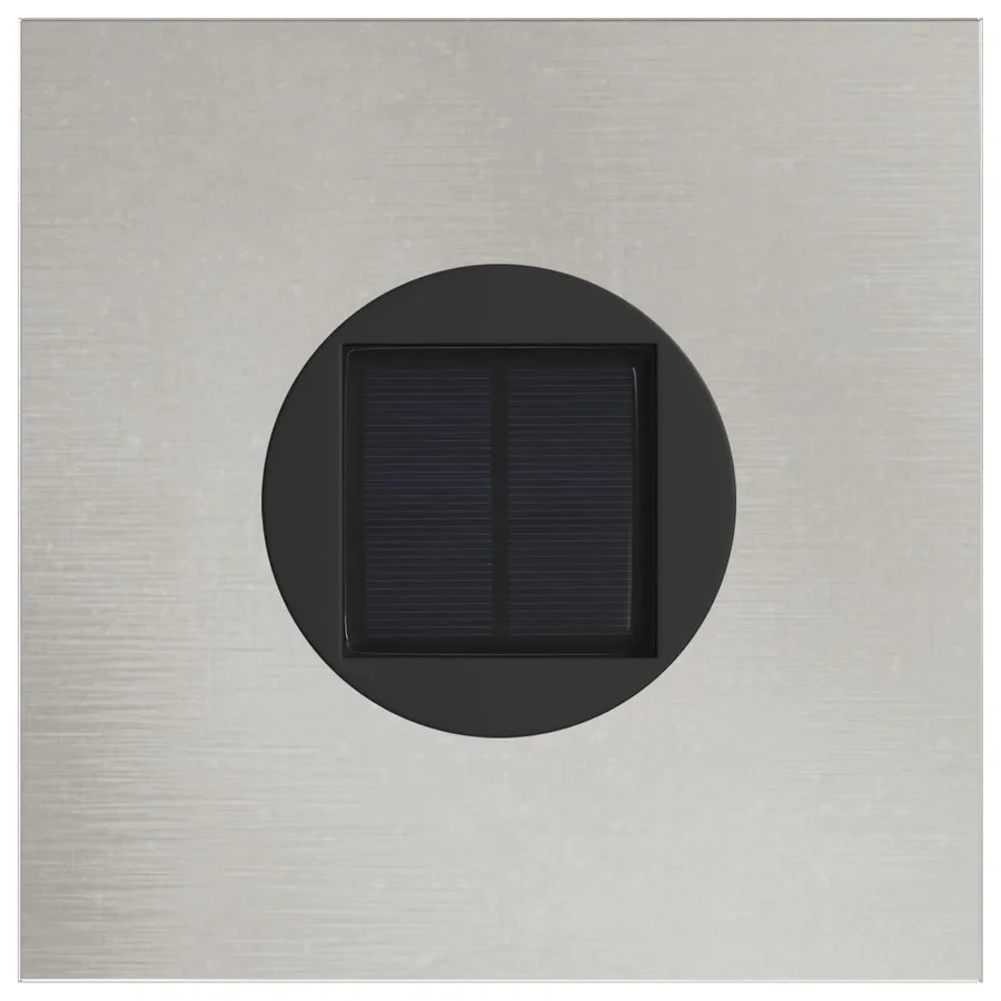 Lumière de chemin LED solaire 2 pcs Blanc chaud 18 x 18 x 80 cm - 7