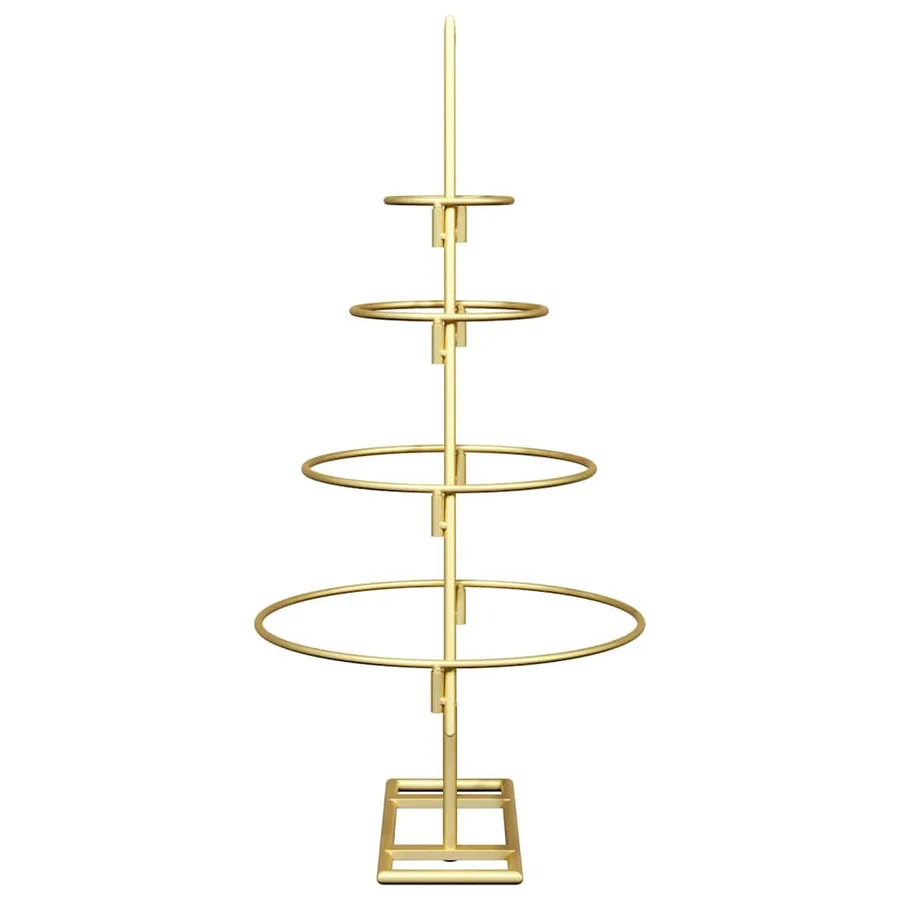 Arbre de Noël en métal Doré 60 cm Acier peint par poudre - 6