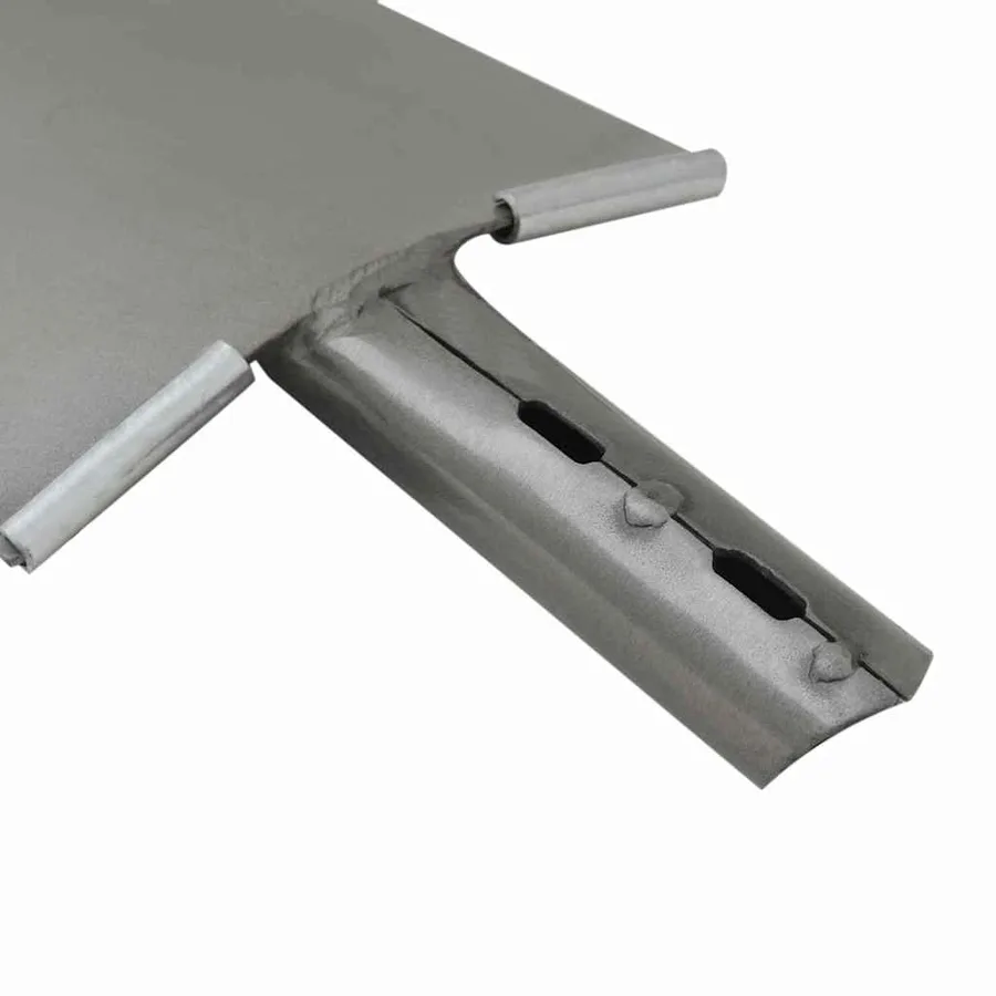 Tête de pelle 4 pcs Argent 43 x 17 cm Acier enduit de poudre - 11