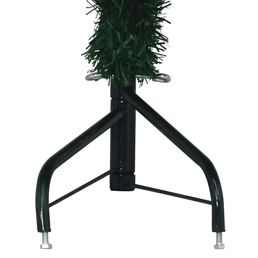 Arbre de Noël artificiel d'angle Vert 240 cm PVC et métal - 13
