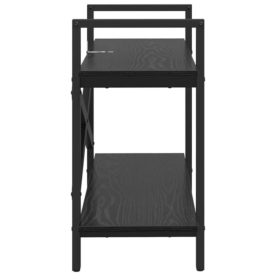 Étagère Chêne noir 100 x 33,5 x 64 cm Bois d'ingénierie - 6