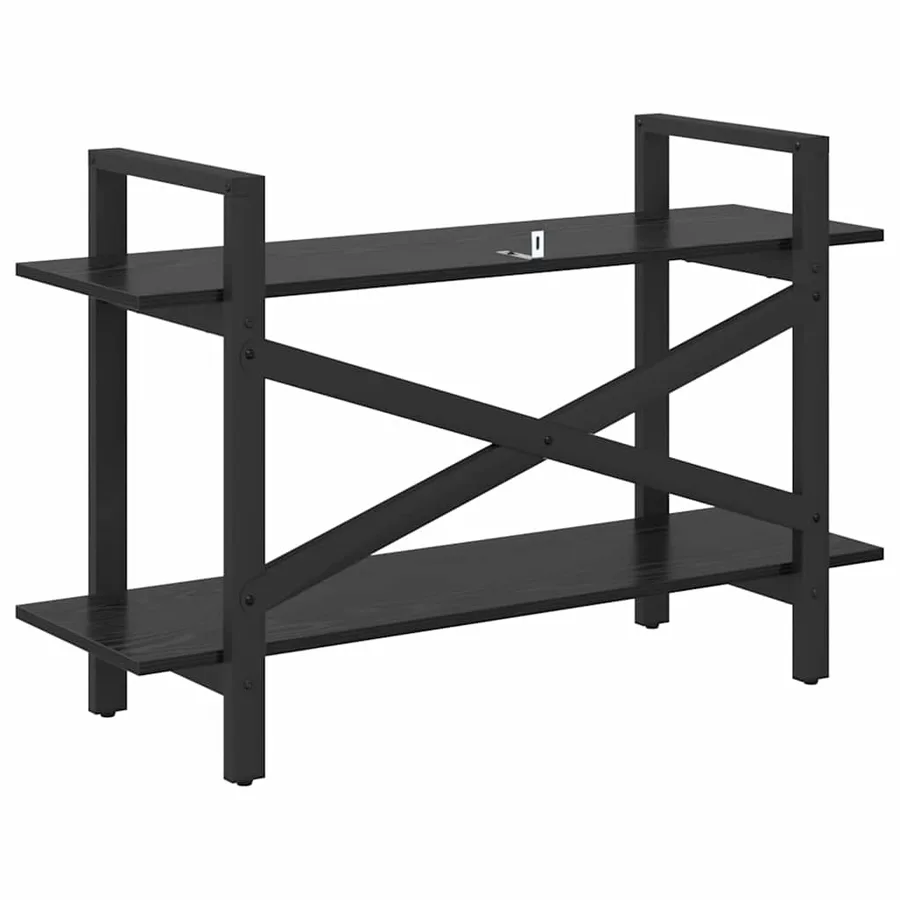 Étagère Chêne noir 100 x 33,5 x 64 cm Bois d'ingénierie - 7