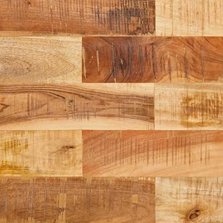 Table à dîner Naturel 100 x 55 x 75 cm Bois de mangue massif - 10