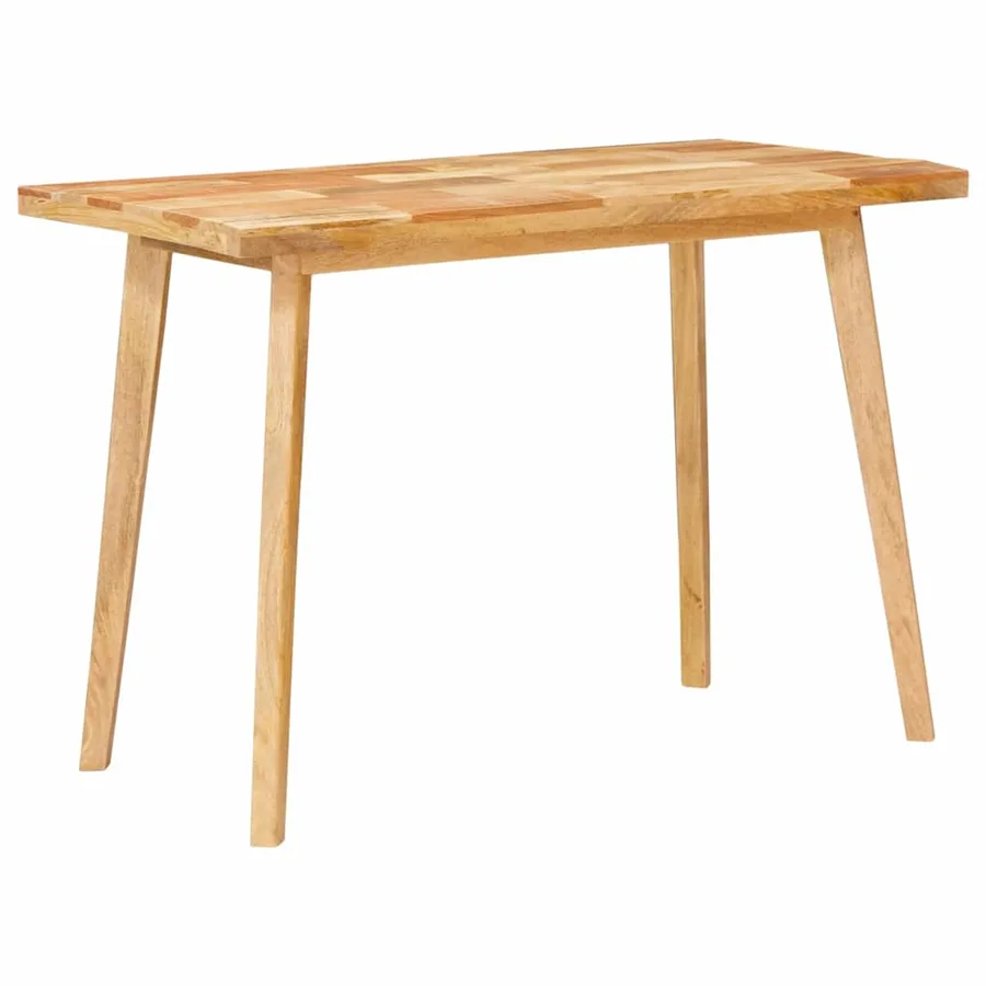 Table à dîner Naturel 100 x 55 x 75 cm Bois de mangue massif - 3