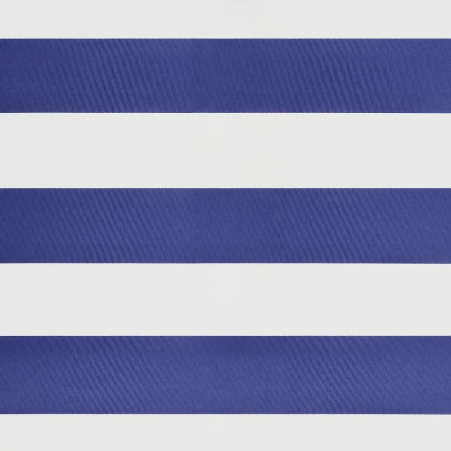 Auvent rétractable bleu et blanc 3,5x2,5 m tissu et aluminium - 8
