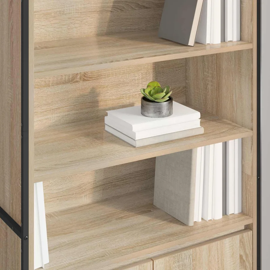 Armoires Hautes Sonoma 79 x 36 x 200 cm Bois d'ingénierie - 4