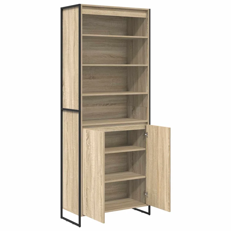 Armoires Hautes Sonoma 79 x 36 x 200 cm Bois d'ingénierie - 5