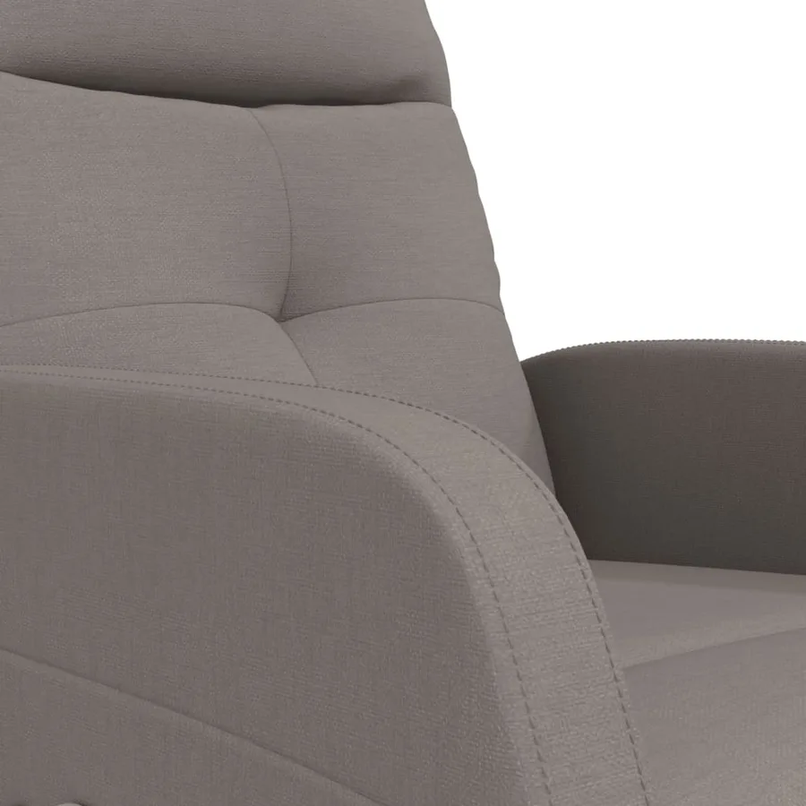 Fauteuil inclinable Taupe Tissu - 7