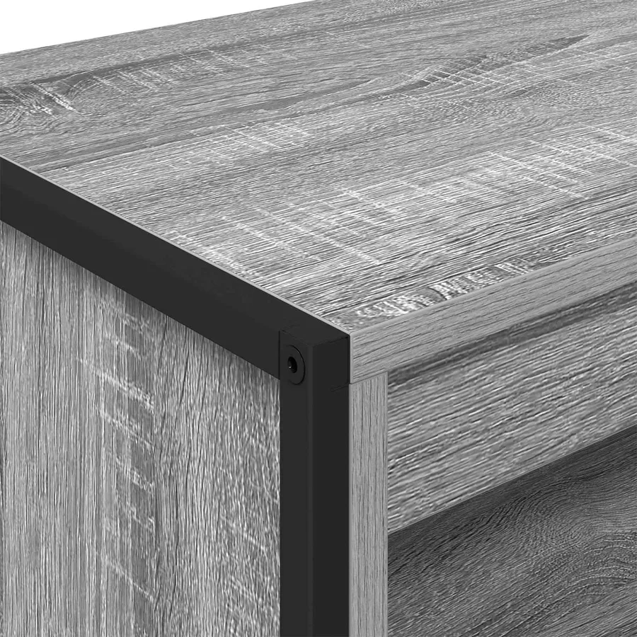 Armoires Hautes Gris Sonoma 79 x 36 x 200 cm Bois d'ingénierie - 9