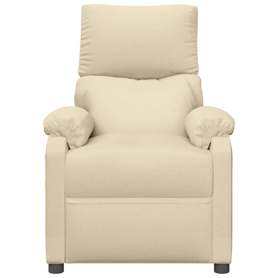 Fauteuil électrique de massage Crème Tissu - 4