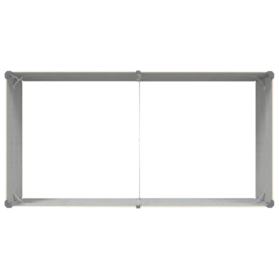 Jardinière Ivoire 195 x 100 x 45 cm Acier galvanisé - 7