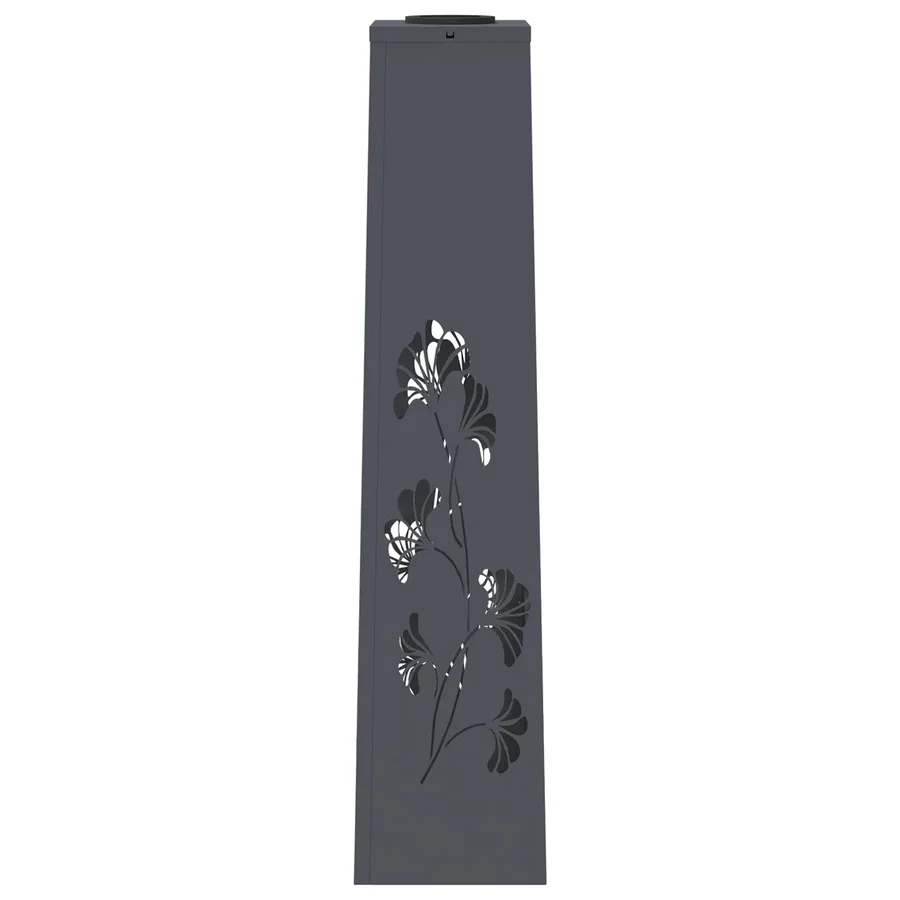Lumière de chemin LED solaire 2 pcs Blanc chaud 18 x 18 x 80 cm - 6